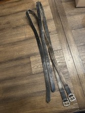 Horse Tack - 62  Black English Stirrup Leathers