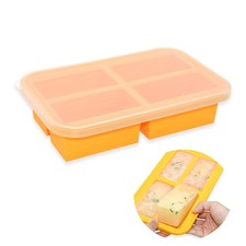 Jumbo Ice Cube Tray with Lid, Silicone Freezing Tray, .26.5 * 17* 6.3 cm, 1