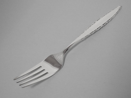 Vintage Lunt Lace Point Sterling 7 1/2” Fork 1965 Silver Solid Regular 925