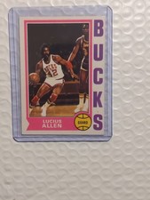 Lucius Allen 1974/75 Topps Basketball #19 EX
