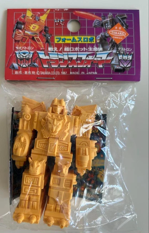Transformers Keshi Rubber Figure Takara 1987 Kinkeshi Set of 4, Made in Japan - Image 2 of 4