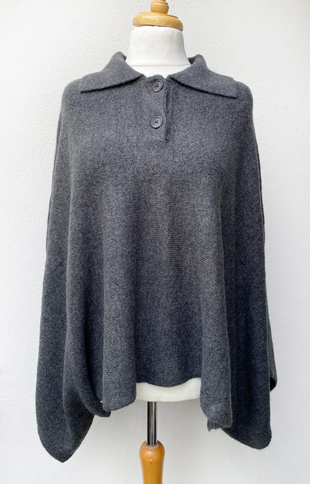 NEXT Poncho Jumper - Charcoal Grey - Medium/Large - BNWT