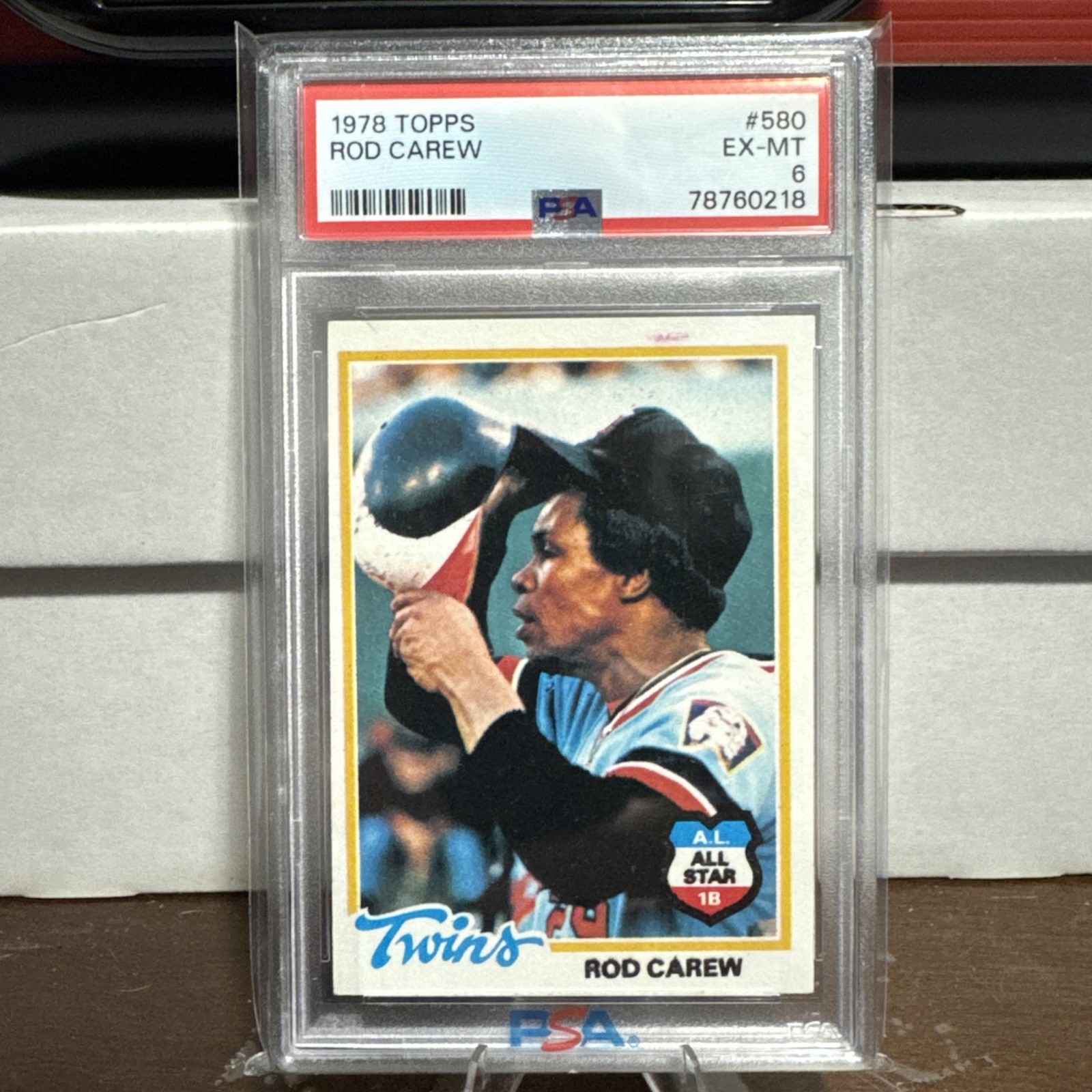 1978 Topps - Rod Carew #580 PSA 6