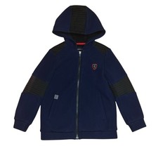 Kids Racing Ferrari Navy Blue Jacket Size 7/8