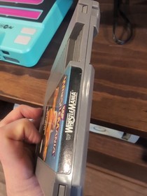 WWF WRESTLEMANIA (Nintendo NES) Manuale Carrello Gioco Autentico TESTATO - *HULK HOGAN*
