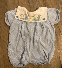 Vintage Friedknit Creations Knit Romper One P...