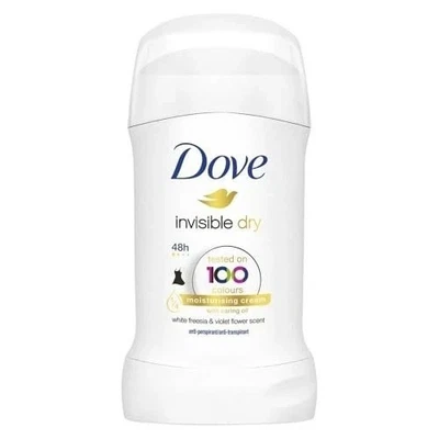 Dove Invisible Dry Antiperspirant Deodorant Stick 40ml Black - Image 1 of 4