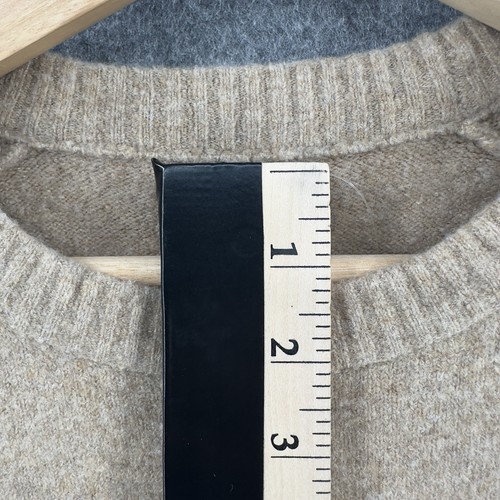 J. Crew extra weicher Pullover Herren klein hellbraun Rundhalsausschnitt Wollmischung - Bild 5 von 10