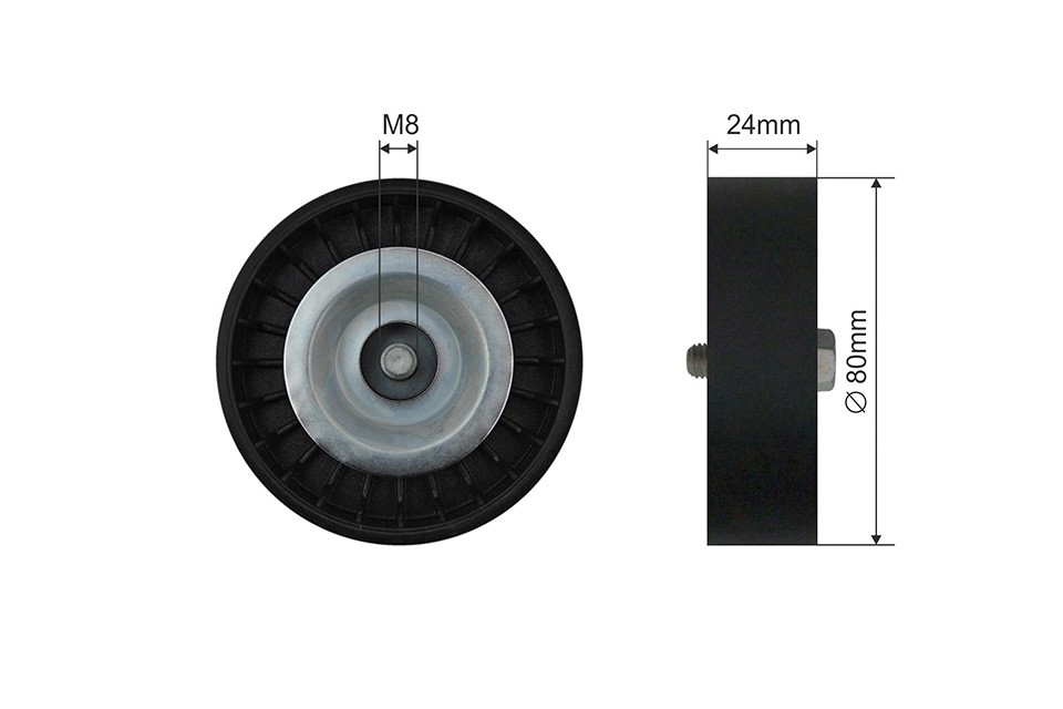 RNK-SA-003 NTY Deflection/Guide Pulley, V-ribbed belt for SAAB - Image 11