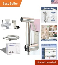 Handheld Toilet Bidet Sprayer for Toilet-Adjustable Water Pressure Control wi...