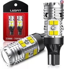 LASFIT 921 LED Bulb Reverse Lights, 912 T15 Back Up Light CANBUS Error Free