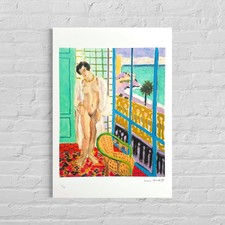 Edizione Numerata HENRI MATISSE "Nu à la fenêtre" Stampa Artistica