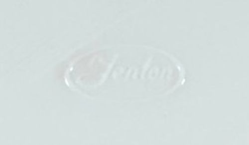 Vtg Fenton Divided Relish Serving Dish Hobnail Granny Core Oval White Milk Glass - Picture 7 of 7