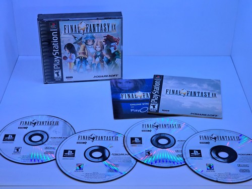 Jeu Final Fantasy IX (FF9) - Sony PlayStation 1 (PS1) - Version PAL VF - Bon état Avec Boîtier Et Notice
