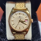 Rolex 18K  Men's Datejust Watch Model #6075, Serial #699639 Circa 1951 18k Gold.