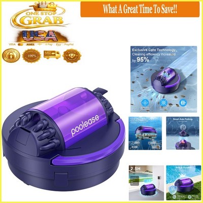 X1 Cordless Robotic Pool Cleaner 2L Capacity Dual Motor Inground Above-Ground...