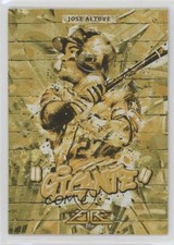 2017 Topps Fire Monikers Gold Minted Jose Altuve #M-11 0p0