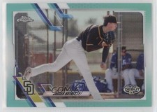 2021 Topps Pro Debut Chrome Aqua Refractor 21/75 Jagger Haynes #PDC-49 5w0