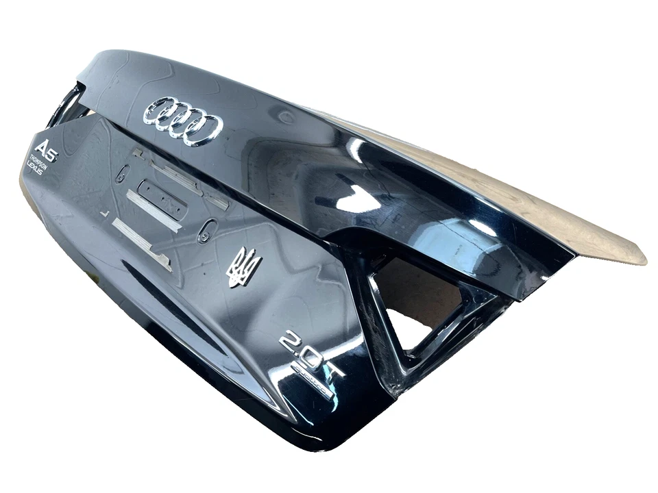 2008–2017 AUDI A5 S5 QUATTRO COUPE REAR TRUNK LID COVER BLACK OEM - Image 3 of 4