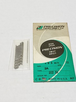 Precision Twist .95mm (.0374'') Jobber Drills (12 Pack)