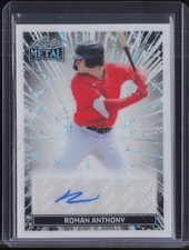 2026 Leaf Metal Shimmer White Roman Anthony 29/99 Auto Autograph