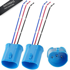 iBrightstar 9007 9004 HB1 HB5 Male Nylon Adapter Wiring Harness 9004, Black