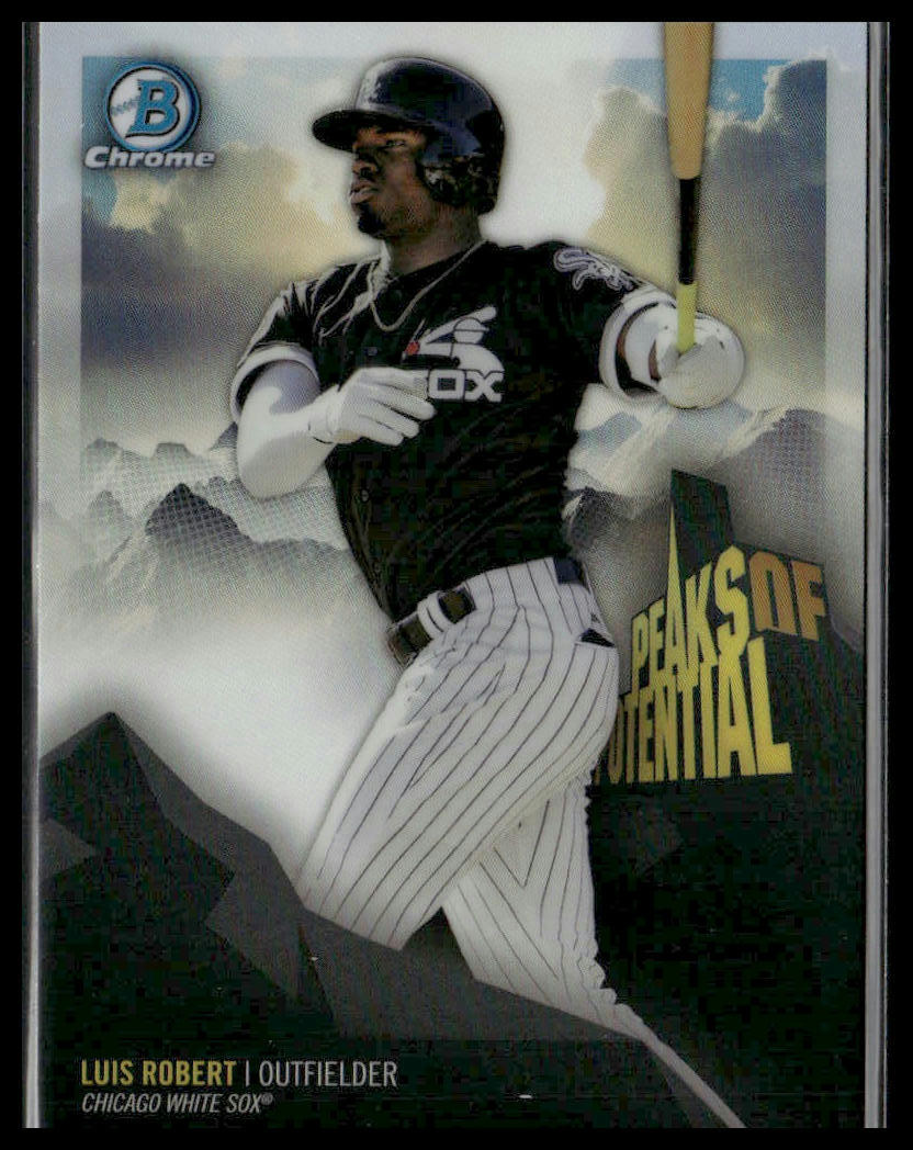 2018 Bowman Chrome #PP-LR Luis Robert Peaks of Potential