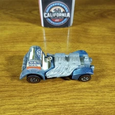 Hot Wheels Redline Special Delivery Spectraflame Light Blue Hong Kong 1971 Mail