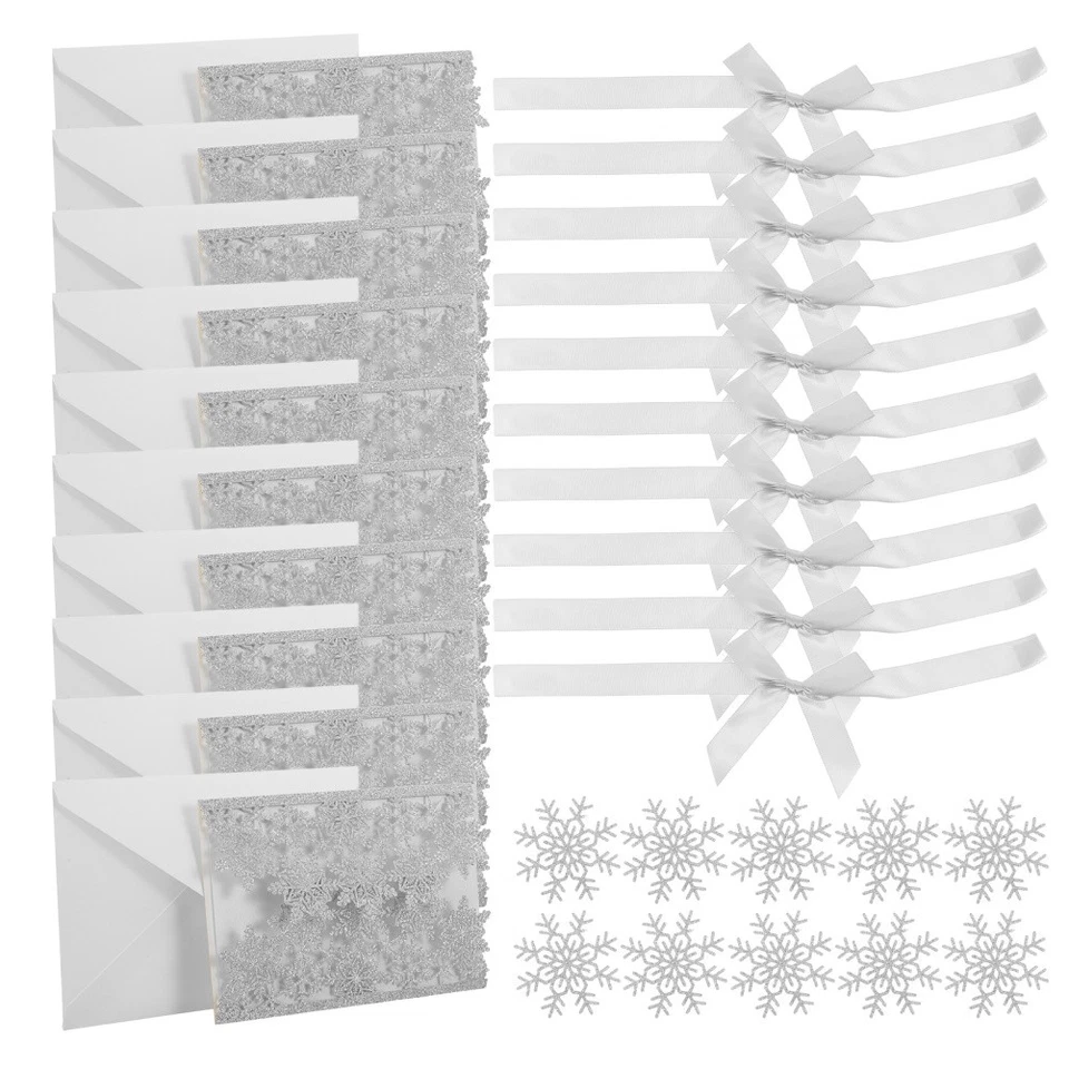 10 Sets Partecipazioni Matrimonio Fai Da Biglietti Di Auguri Divertenti - Immagine 3 di 4