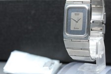 Vtg 1982 Exc 5 Seiko Dolce 9521-5000 Silver Two Tone Square 25mm Qz Men's Watch