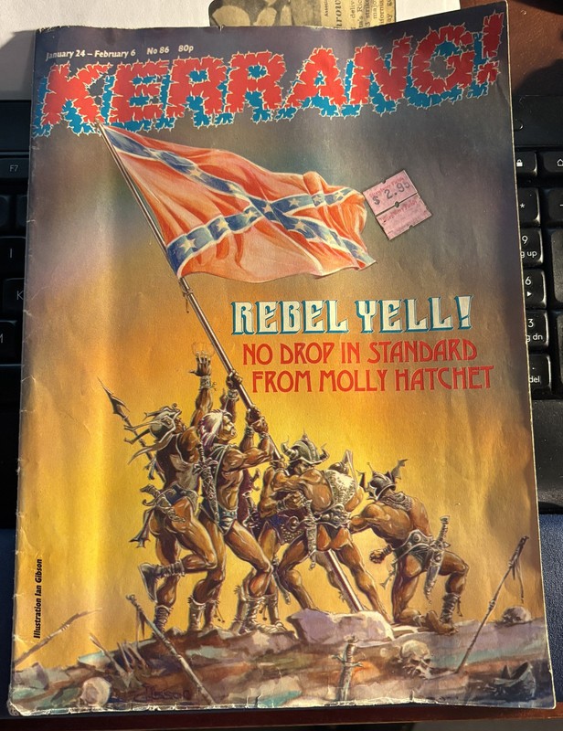 Kerrang! Magazine, Number 86 Jan 24-Feb 6 1985 80 Rebel Yell! Molly Hatchet