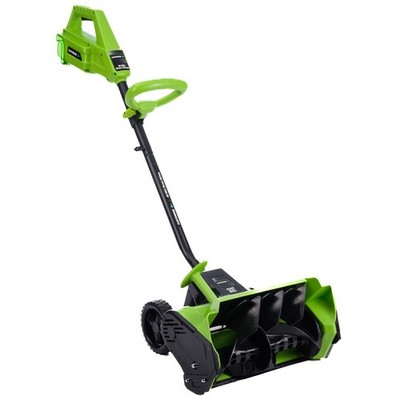 Earthwise SN74016 40-Volt Cordless Electric Snow Shovel, Brushless Motor, 16-...