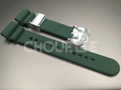 OEM Seiko Prospex SRPH57J8 4R36-11W0 22mm Green Silicone Rubber