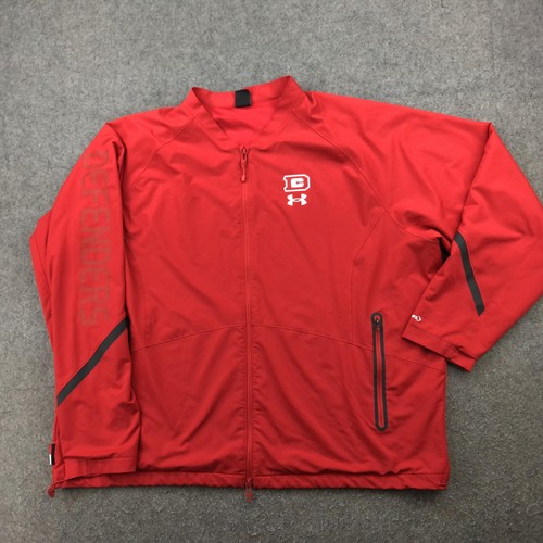 Defenders Jacket Mens 4XL Red IFL Under Armour Full Zip Player Issued