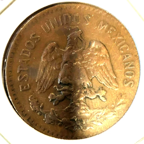 1920 Mexico 20 Centavos Silver — photo from the most recent tracked eBay sale
