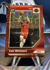 2024-25 Panini Donruss Optic #97 Cam Whitmore Red Laser /299 Houston Rockets 