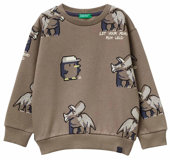 Kapuzenpullover United Colors Of Benetton, Mehrfarbig, 5 Jahre, Modell 3Qhcg10Kx-image