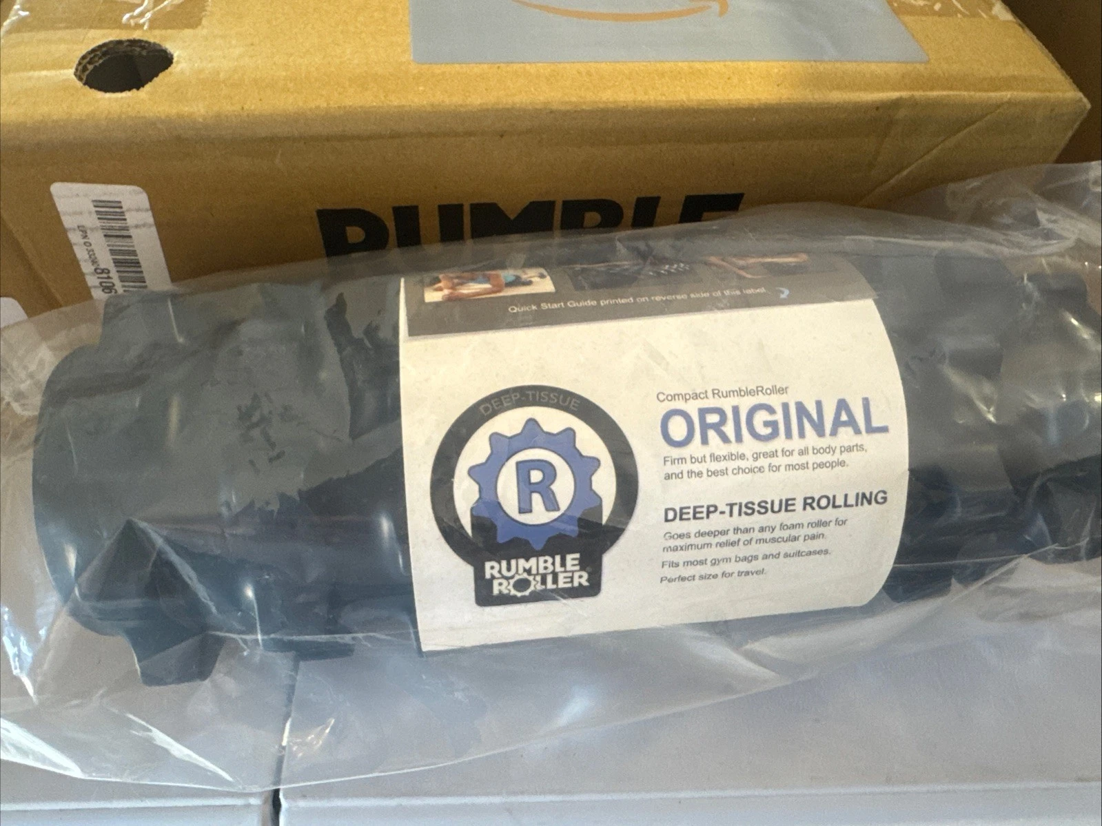 Rumble Roller Original 12.5" Compact Textured Foam Roller Massage and Exercise
Opens in a new window