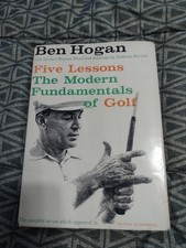 Ben Hogan signed Five Lessons of Golf Book