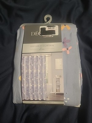 New Decor Studio Shower Curtain Liam Llama Polyester 72x72 