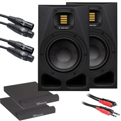ADAM Audio A7V 7'' Active Studio Monitor Speaker STUDIO KIT