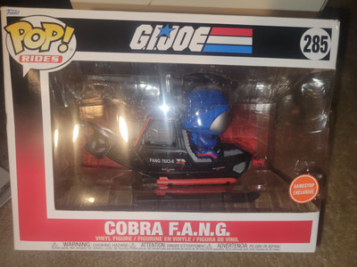 Funko POP! Rides : #285 : G.I. JOE : COBRA F.A.N.G. : Gamestop / Sealed Worn Box