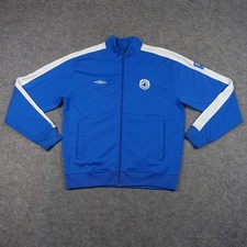 Cruz Azul Jacket Mens Medium Blue Soccer Umbro Track Full Zip Liga MX Futbol VTG