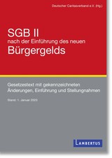 SGB II nach der Einführung des neuen Bürgergelds | V. | Taschenbuch | 180 S.