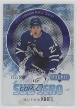 2023-24 Upper Deck Ice Sub Zero Rookies /599 Matthew Knies #SZ-66 Rookie RC