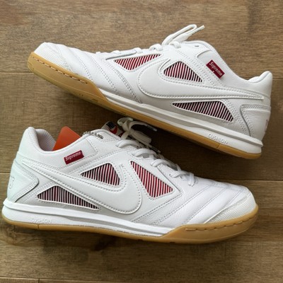 Nike SB Supreme Gato Sneaker Brand New Shoe Size w/box White/Red  191888281640| - Main Image