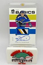 2023-24 The Cup Basics Keith Tkachuk On Card Auto Game Used Patch Bookend 10/10