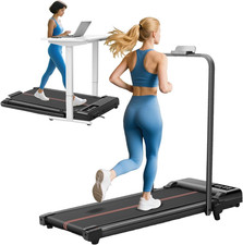 Walking Pad Treadmill with 12% Incline and Handle Bar, 3.0HP Folding Foldable...