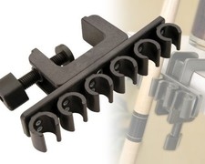 Portable 6 Cue Rack Pool/Billiards Stick Holder - Black