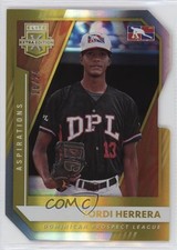 2021 Elite Extra Edition Aspirations Gold Die-Cut 16/24 Yordi Herrera #190 12ty
